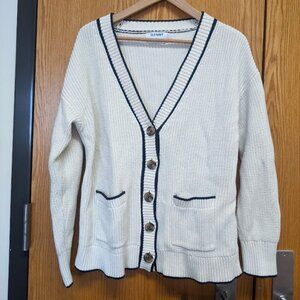 Old Navy Relaxed Cotton Collegiate Cardigan Sweater